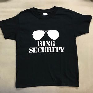 Ring Security shirt for a ring bearer